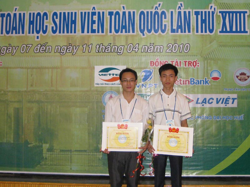 album Olympic toán học sinh viên toàn quốc