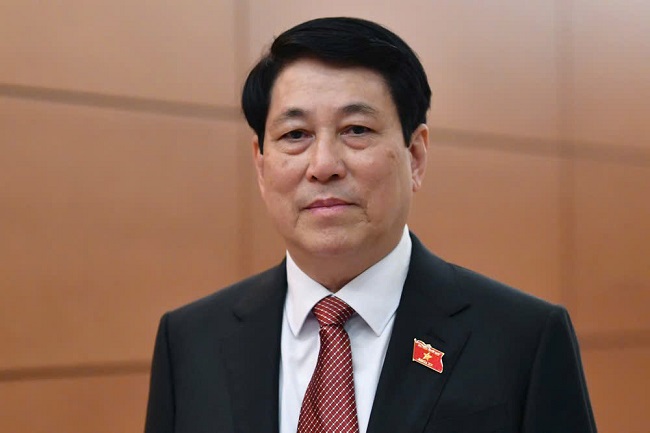 Dong chi Luong Cuong, Uy vien Bo Chinh tri, Thuong truc Ban Bi thu duoc bau lam Chu tich nuoc