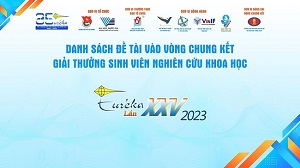 Sinh vien HVU xuat sac lot vao Vong Chung ket Giai thuong Sinh vien NCKH - Eureka lan thu XXV nam 2023 tren toan quoc