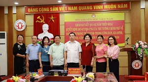 Trung uong Hoi Khuyen hoc Viet Nam lam viec voi Hoi Khuyen hoc tinh Phu Tho