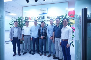 Doan cong tac Khoa Ky thuat Cong nghe lam viec voi Cong ty CoAsia SEMI Viet Nam