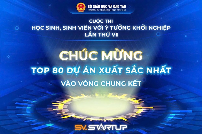 Du an cua sinh vien HVU vao vong Chung ket cuoc thi “Hoc sinh sinh vien voi y tuong khoi nghiep” lan thu VII do Bo Giao duc va Dao tao to chuc