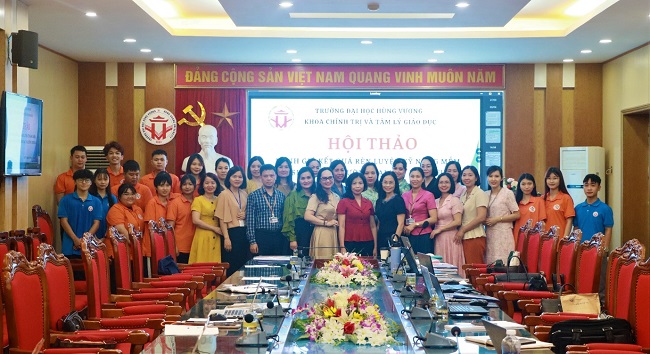Hoi thao “Danh gia ket qua ren ky nang mem cho sinh vien Truong Dai hoc Hung Vuong”