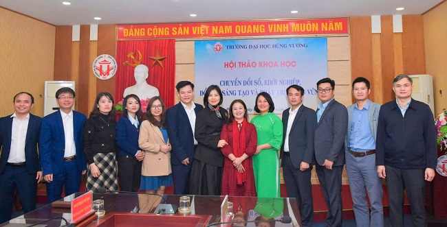 Hoi thao khoa hoc “Chuyen doi so, khoi nghiep, doi moi sang tao va phat trien ben vung”