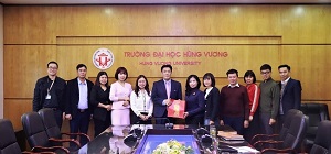 Truong Dai hoc Hung Vuong tiep don va lam viec voi Cong ty co phan Meiko Viet Nam