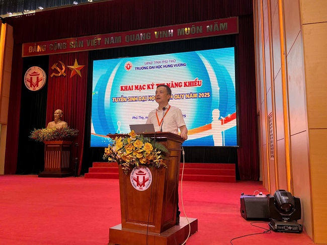 Truong Dai hoc Hung Vuong to chuc thi nang khieu tuyen sinh Dai hoc he chinh quy nam 2025