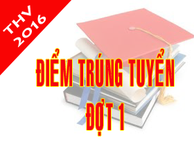 Thong bao diem trung tuyen va danh sach trung tuyen dot 1 he dai hoc, cao dang chinh quy nam 2016