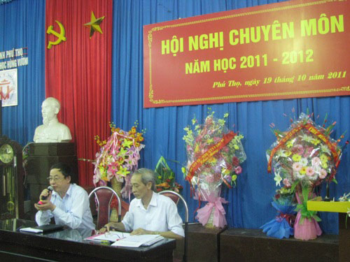 Hoi nghi cong tac chuyen mon nam hoc 2011 – 2012