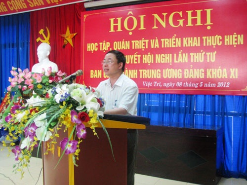 Hoi nghi hoc tap, quan triet va trien khai Nghi quyet lan thu tu Ban chap hanh Trung uong Dang Khoa XI