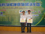 Tiep tuc khang dinh tai ky thi Olympic Toan hoc Sinh vien toan quoc lan thu XVIII nam 2010