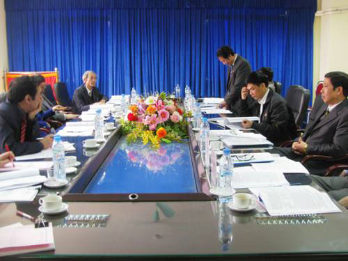 Hoi nghi lay y kien dong gop cua cac So, Nganh vao Du thao Quy hoach phat trien Truong Dai hoc Hung Vuong giai doan 2012 – 2020, dinh huong den nam 2030