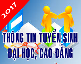 Thong tin tuyen sinh dai hoc, cao dang chinh quy nam 2017