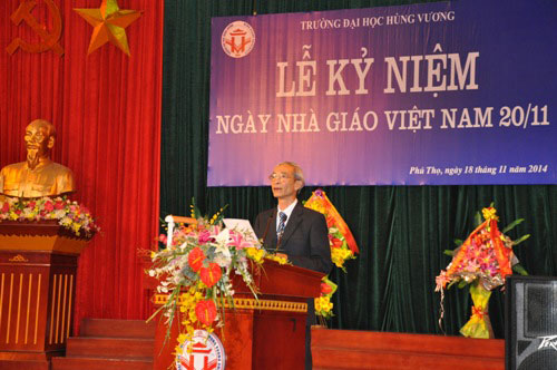 Truong Dai hoc Hung Vuong to chuc Le ky niem ngay Nha giao Viet Nam 20/11