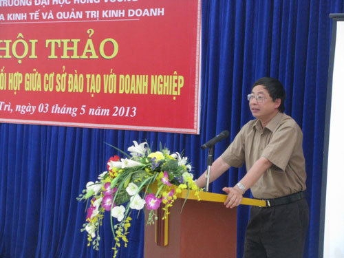 Hoi thao khoa hoc “Tang cuong phoi hop giua co so dao tao voi doanh nghiep”