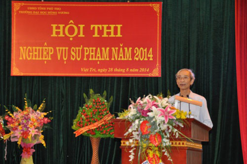 Truong Dai hoc Hung Vuong to chuc Hoi thi Nghiep vu su pham cap truong nam hoc 2014 – 2015