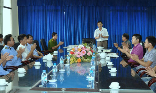 Truong Dai hoc Hung Vuong to chuc Lop tap huan luyen tap phong chay chua chay nam 2014