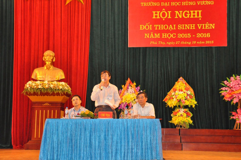 Truong Dai hoc Hung Vuong to chuc Hoi nghi doi thoai sinh vien nam hoc 2015-2016