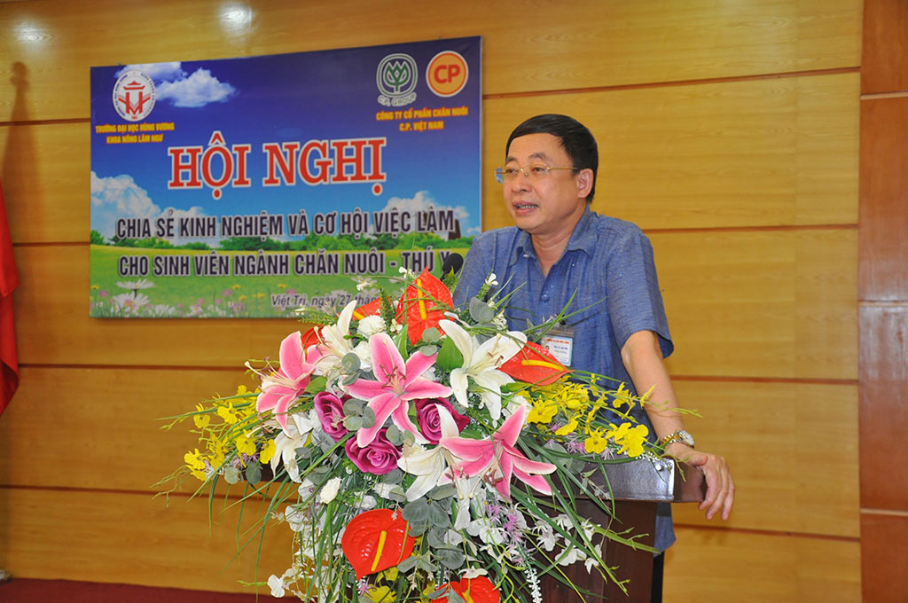 Khoa Nong Lam Ngu to chuc hoi nghi “Chia se kinh nghiem va co hoi viec lam cho sinh vien nganh Chan nuoi – Thu y”