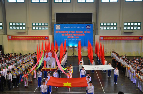 Truong DH Hung Vuong tham gia Hoi thi Nghiep vu Su pham - Van nghe - The thao cac truong su pham toan quoc