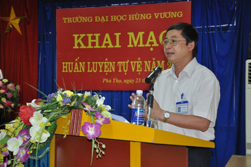 Truong Dai hoc Hung Vuong khai mac huan luyen tu ve nam 2014