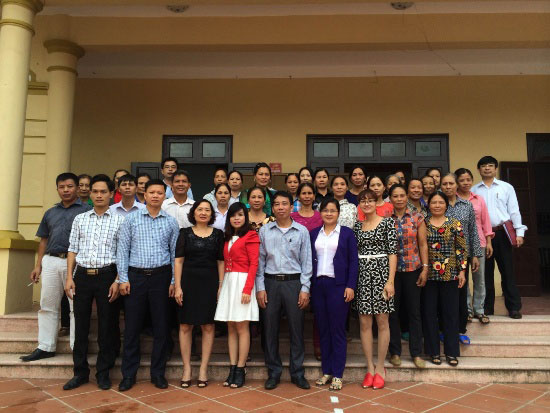 Khai giang lop dao tao nghe cho lao dong nong thon nam 2015
