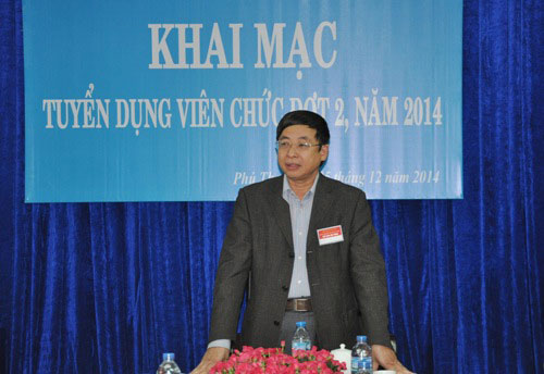 Truong Dai hoc Hung Vuong to chuc Khai mac tuyen dung vien chuc dot 2 nam 2014