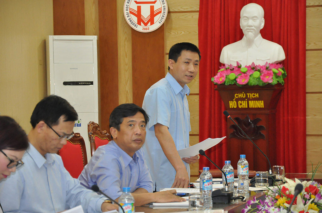 Doan cong tac cua Vu Khoa hoc, Cong nghe va Moi truong, Bo Giao duc va Dao tao tham va lam viec voi Truong Dai hoc Hung Vuong