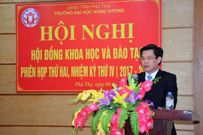 Hoi nghi Hoi dong Khoa hoc va Dao tao Truong Dai hoc Hung Vuong phien thu hai, nhiem ky 2017-2022