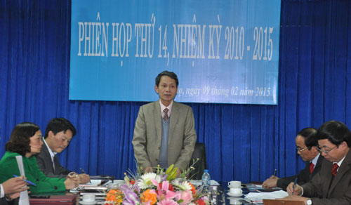 Hoi dong truong Truong Dai hoc Hung Vuong hop phien thu 14 nhiem ky 2010 – 2015