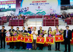 Truong Dai hoc Hung Vuong tham gia Hoi thi Chuyen mon - nghiep vu cac truong dai hoc, cao dang vung Trung Bac lan thu XI tai Truong CDSP Lao Cai