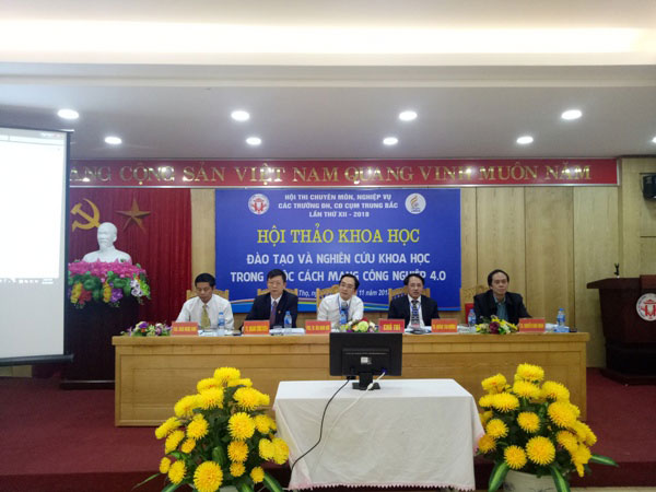 Cac noi dung thi cua Hoi thi chuyen mon – nghiep vu cac truong Dai hoc, Cao dang cum Trung Bac lan thu XII, nam 2018 dien ra soi noi voi nhieu thanh tich cao