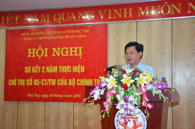 Hoi nghi so ket 2 nam thuc hien Chi thi 05-CT/TW cua Bo Chinh tri