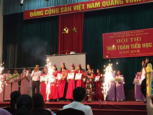 Khoa Giao duc Tieu hoc va Mam non to chuc Chung ket hoi thi Giai toan tieu hoc nam 2019