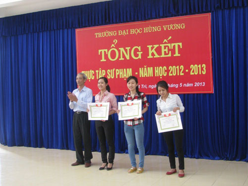 Tong ket thuc tap su pham nam hoc 2012 – 2013