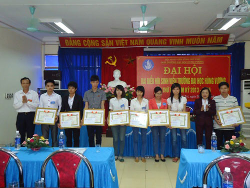 Dai hoi dai bieu Hoi Sinh vien Viet Nam Truong Dai hoc Hung Vuong lan thu hai nhiem ky 2012 - 2015