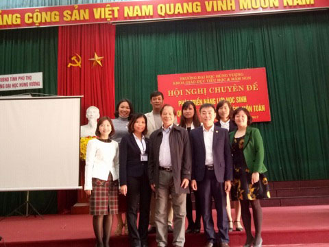 Khoa Giao duc Tieu hoc va Mam non to chuc Hoi nghi chuyen de Toan va Tieng Viet ve tiep can nang luc hoc sinh trong day hoc