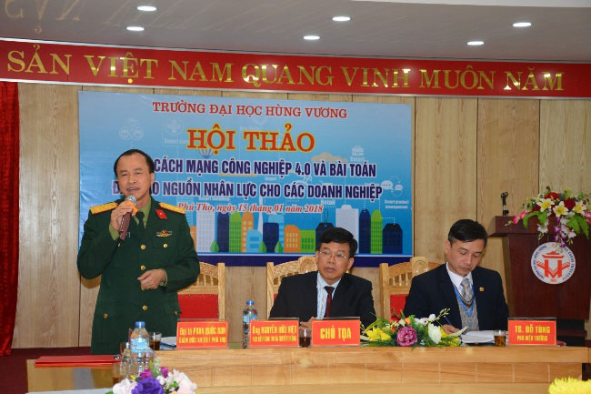 Hoi thao “Cuoc cach mang cong nghiep 4.0 va bai toan dao tao nguon nhan luc cho cac doanh nghiep” thanh cong tot dep