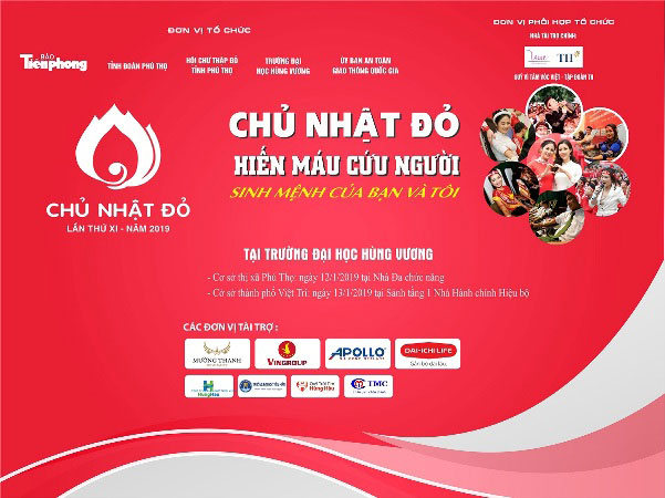 Truong Dai hoc Hung Vuong tich cuc huong toi “Ngay chu nhat do” lan thu XI, nam 2019