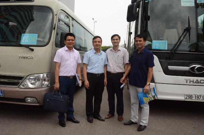 Can bo, giang vien Truong Dai hoc Hung Vuong hang hai len duong lam nhiem vu thi THPT quoc gia nam 2019 tai tinh Vinh Phuc