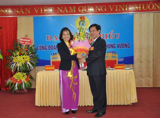 Cong doan Truong Dai hoc Hung Vuong to chuc Dai hoi dai bieu Cong doan co so khoa XXI, nhiem ky 2017 - 2022