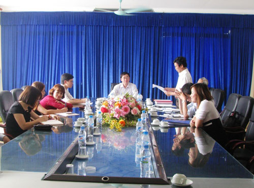 Chi hoi Di san van hoa Truong Dai hoc Hung Vuong to chuc phien hop