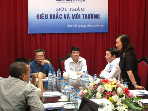 Truong Dai hoc Hung Vuong to chuc Hoi thao khoa hoc “Dieu khac va moi truong”