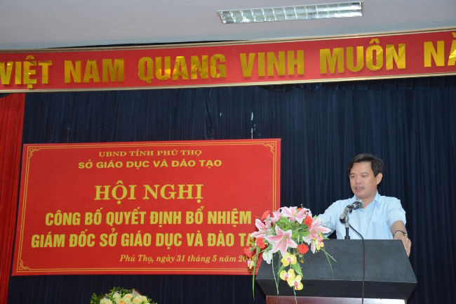 TS. Trinh The Truyen – Bi thu Dang uy, Hieu truong Truong Dai hoc Hung Vuong duoc UBND tinh Phu Tho dieu dong, bo nhiem giu chuc vu Giam doc So Giao duc va Dao tao