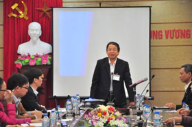 Truong Dai hoc Hung Vuong phoi hop voi Truong Dai hoc Nong Lam Thai Nguyen to chuc tap huan cong tac quan ly dao tao va nghien cuu khoa hoc