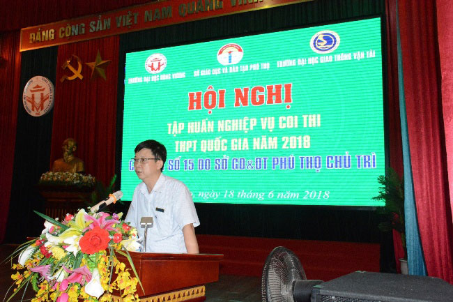 Hoi nghi tap huan nghiep vu coi thi THPT quoc gia nam 2018