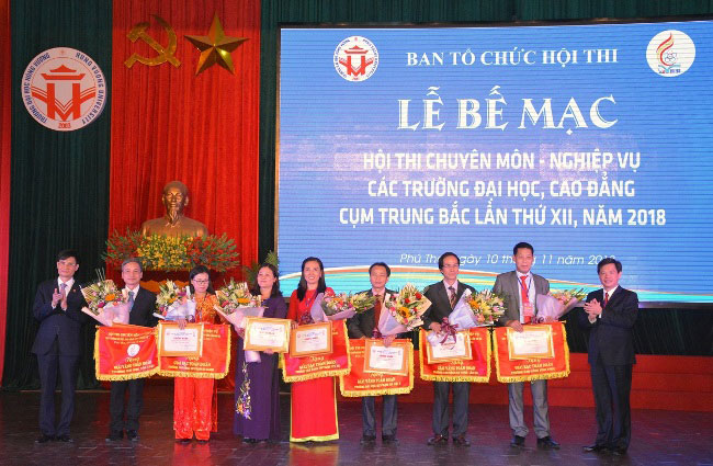 Hoi thi chuyen mon - nghiep vu cac truong Dai hoc, Cao dang cum Trung Bac lan thu XII, nam 2018 thanh cong tot dep