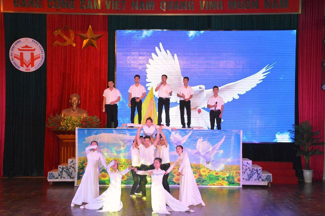 Nhung hinh anh an tuong ngay thi thu hai Hoi thi chuyen mon – nghiep vu cac truong Dai hoc, Cao dang cum Trung Bac lan thu XII, nam 2018