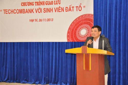Chuong trinh giao luu Techcombank voi sinh vien Dat To