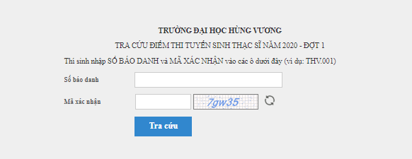 Thong bao diem trung tuyen dao tao trinh do thac si nam 2020 dot 1