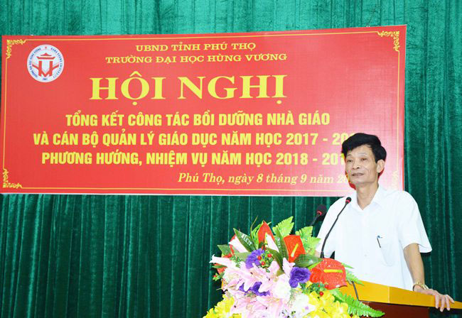 Hoi nghi tong ket cong tac Boi duong nha giao va can bo quan ly giao duc thanh cong tot dep